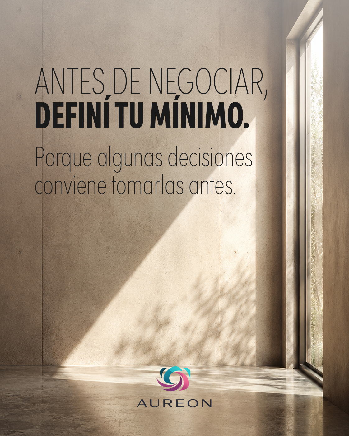 Antes de negociar definí tu mínimo